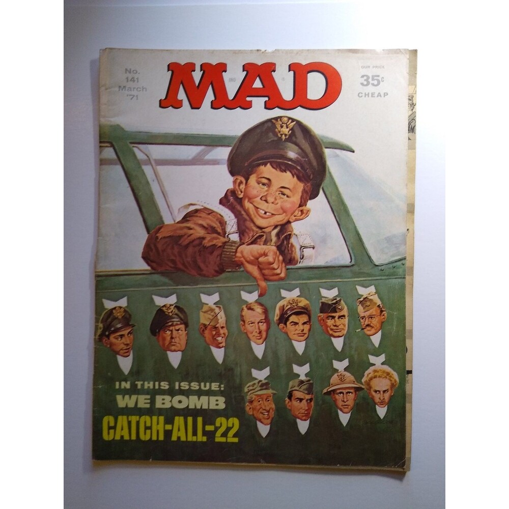 MAD Magazine #141 March 1971 Catch 22 Movie Parody Hawaii Five O TV Show Satire